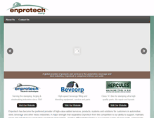 Tablet Screenshot of enprotech.com